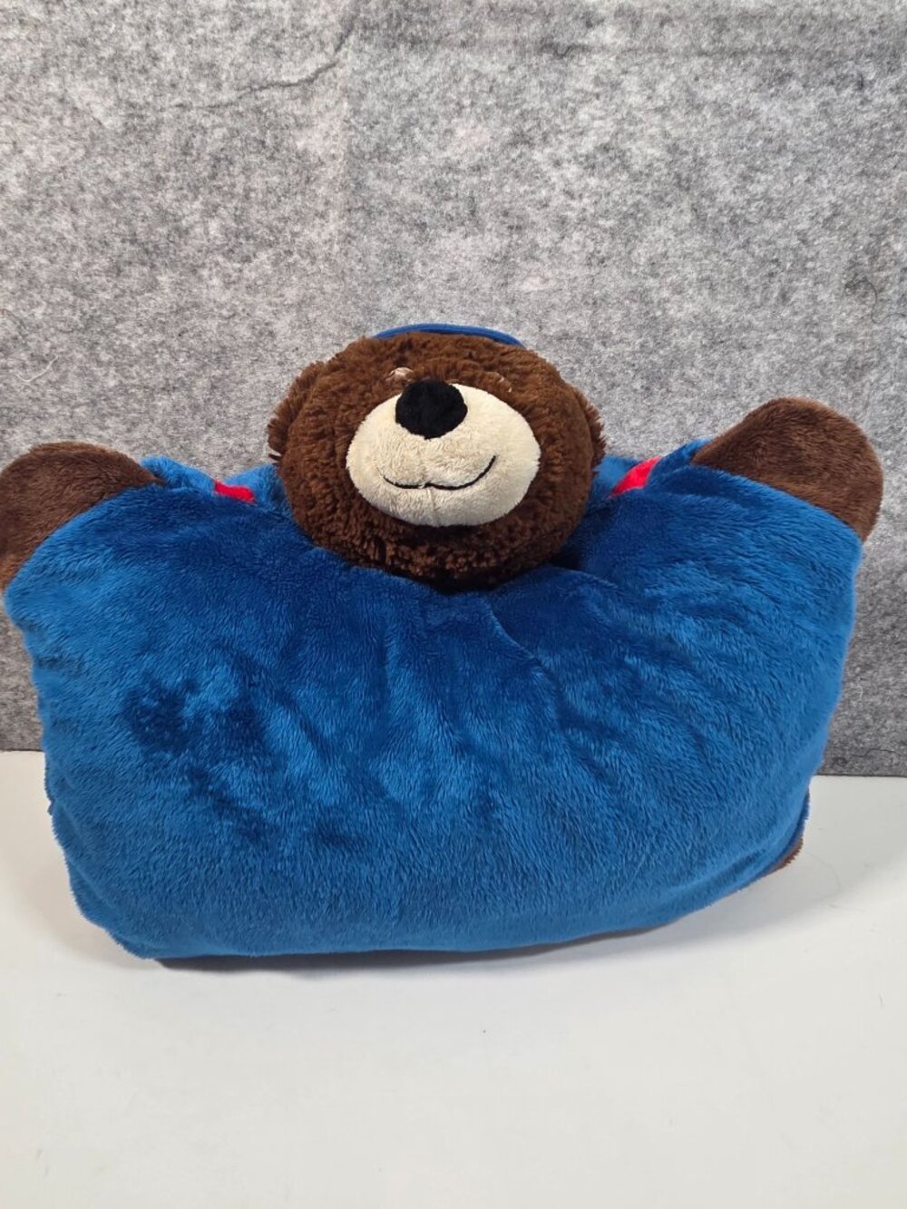 Chicago Cubs MLB Pillow Pet Bear Plush Blue Baseball Sporty Fan Room Decor - Picture 4 of 6